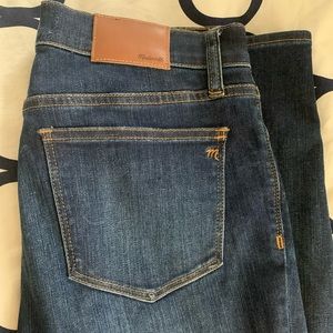 Madewell 8” skinny jeans sz 28